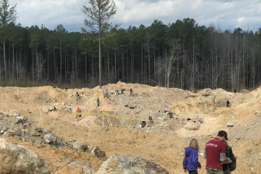 Authentic gem mining happening in Georgia
