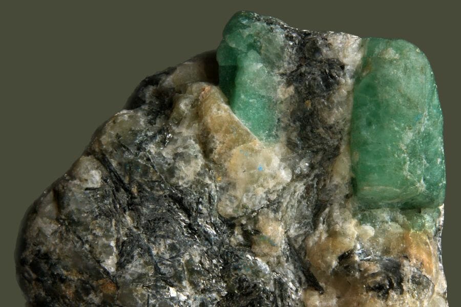 A rare gem Beryl found while gem mining in Alabama