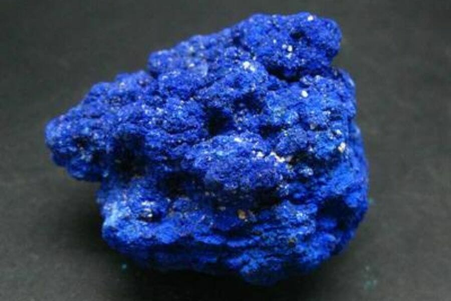A pretty azurite located at Horn Silver Mine