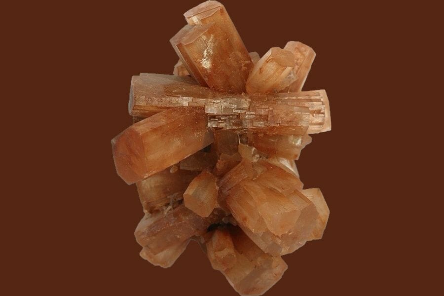 A translucent brown Aragonite found while gem hunting