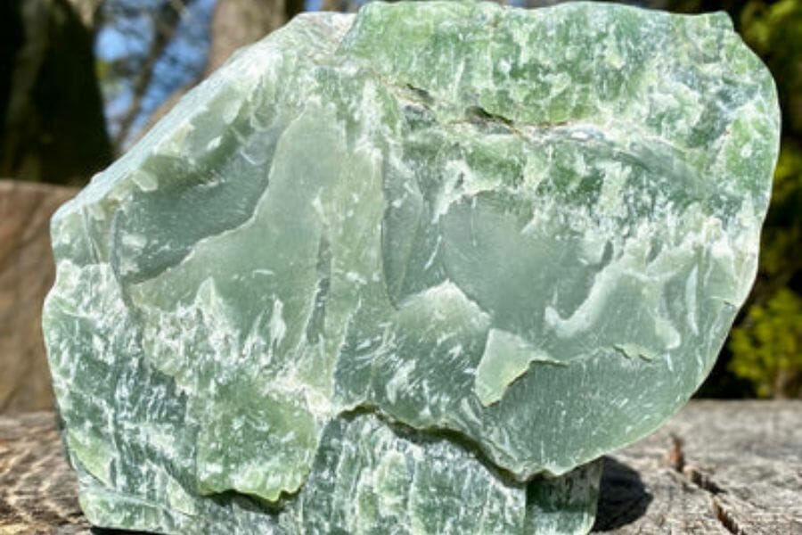 A gorgeous Nephrite Jade mined at Jade Mountain