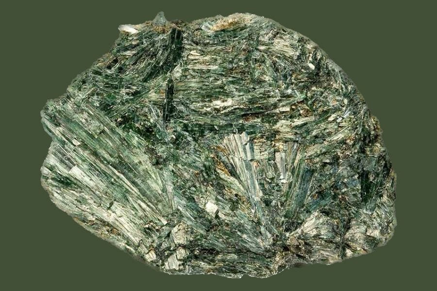 An Actinolite is one only of the different gems that can be mined at Chrome Hill