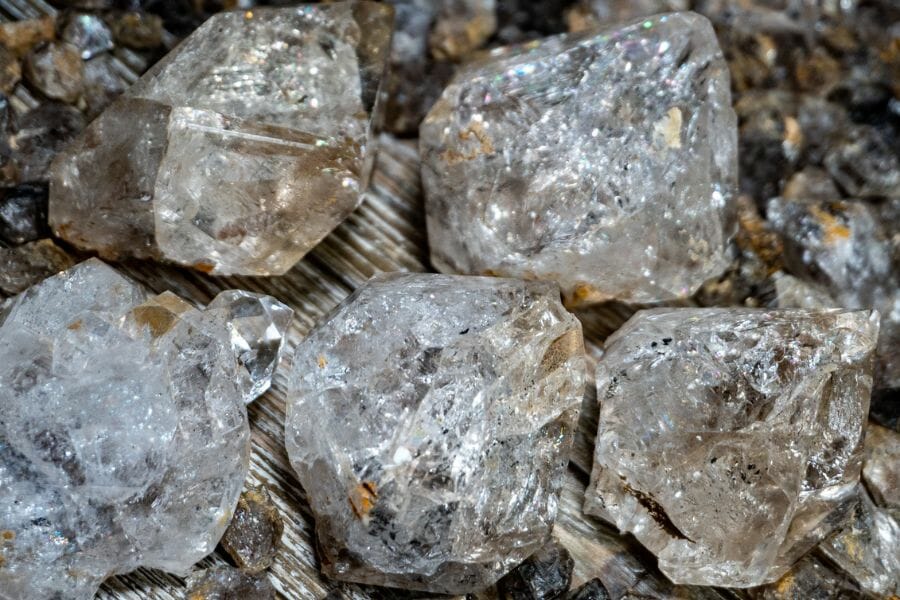 Five stunning Herkimer Diamonds found while gem hunting in New York