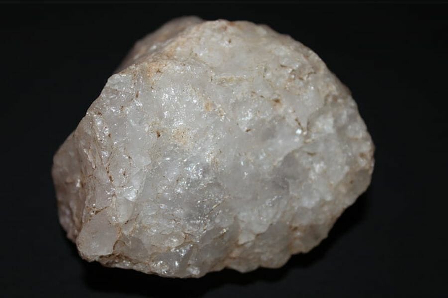 A pretty quartz found while real gem mining in Oklahoma