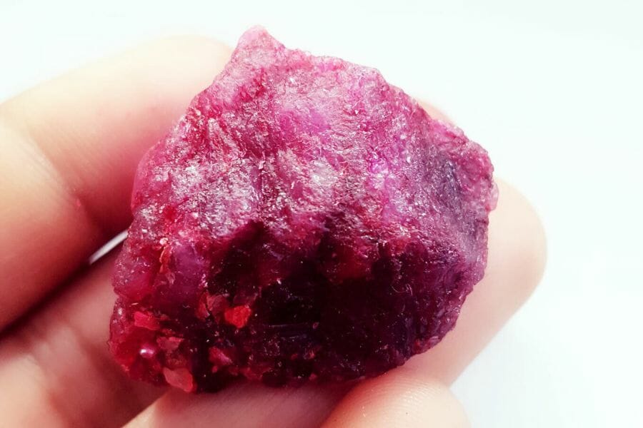 A gorgeous red beryl mined at Topaz Dome Quarry