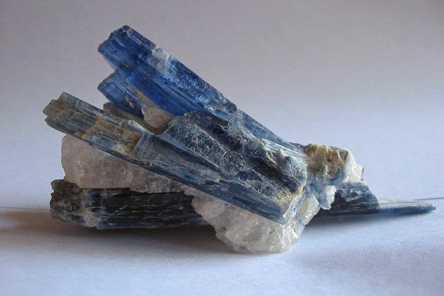 A beautiful Kyanite found while real gem mining in Virginia