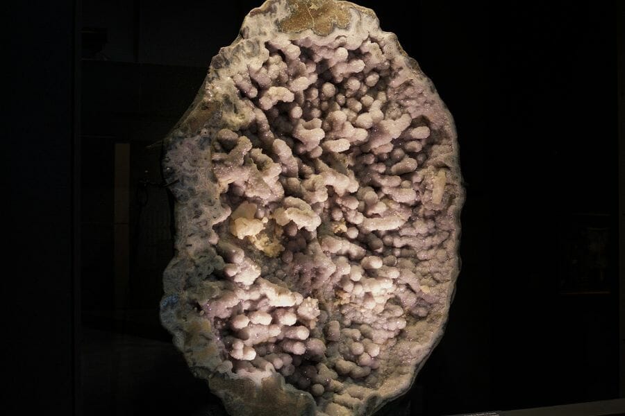 One of the largest amethyst geode in the world featured at Tellus Science Museum in Georgia
