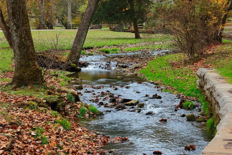 A beautiful creek situated at Lawrence County
