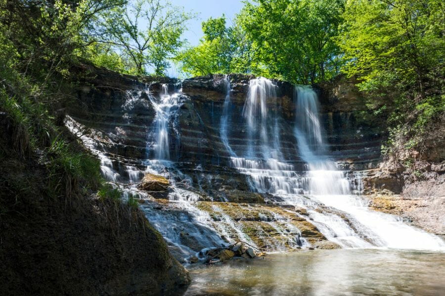 A famous falls at the Geary County