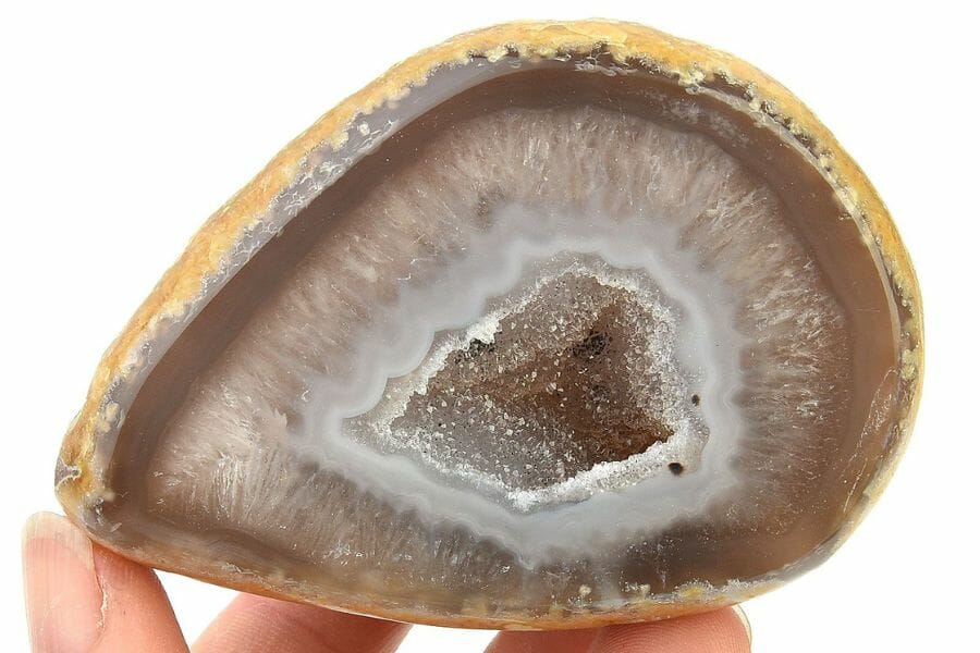 A unique agate geode found in Nebraska