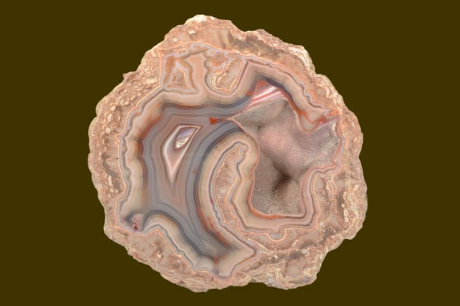 A beautiful Agate geode found in New Mexico