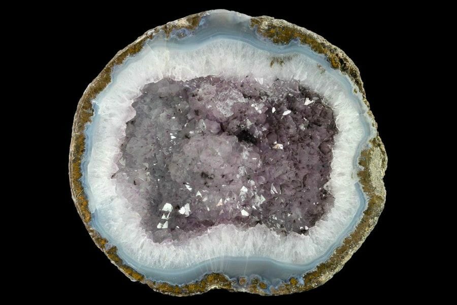 Treasure hunters delight in geodes