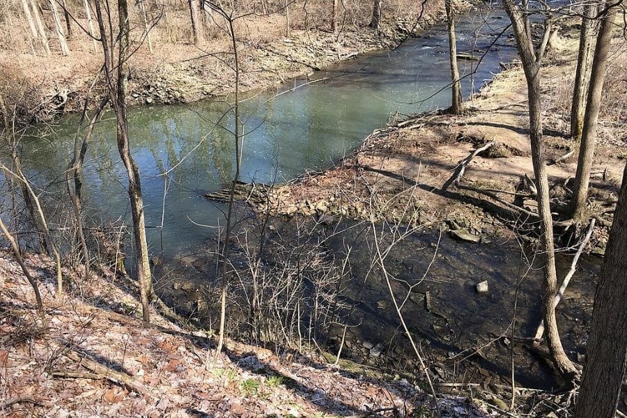 A creek at Sandusky County