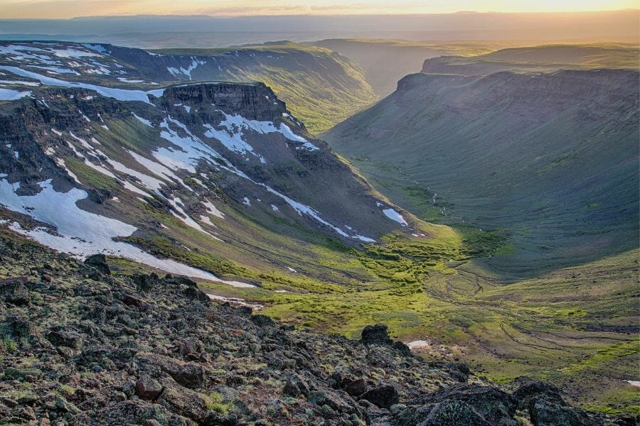 Top scenic view of the Steens Mountain