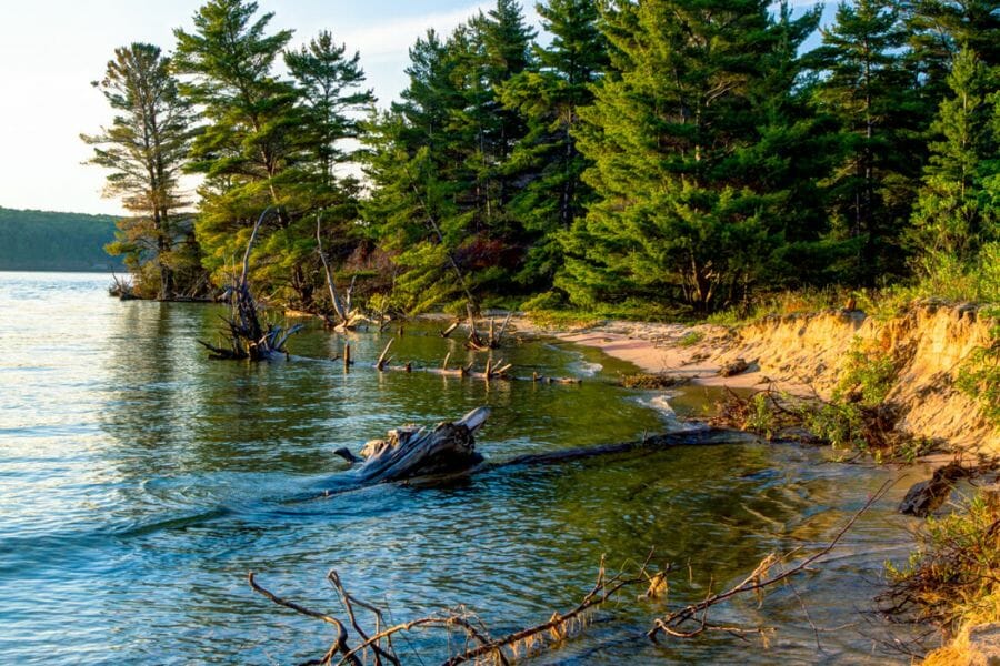 A nice area in Presque Isle County where you can find geodes