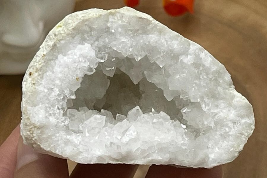 A stunning quartz geode 
