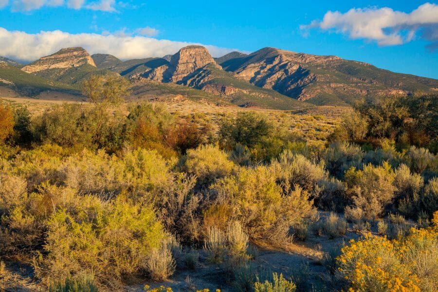 A top view of the scenery in Deep Creek Mountains