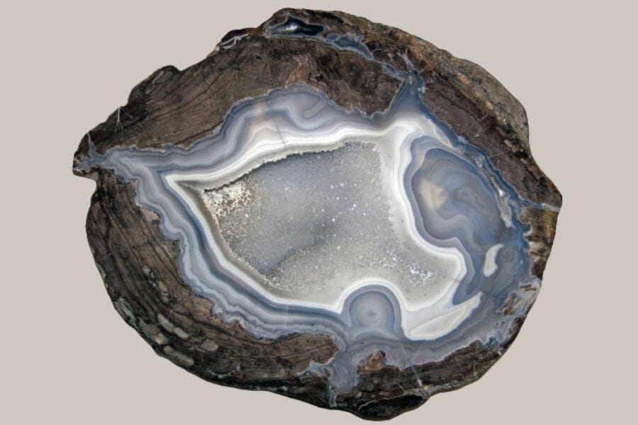 A beautiful sample of a Dugway Geode