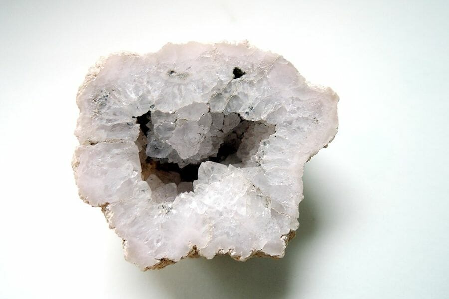 A beautiful sample of an open Quartz geode