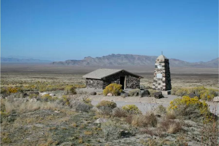 A view of the Pony Express Trail where Simpson Springs is located