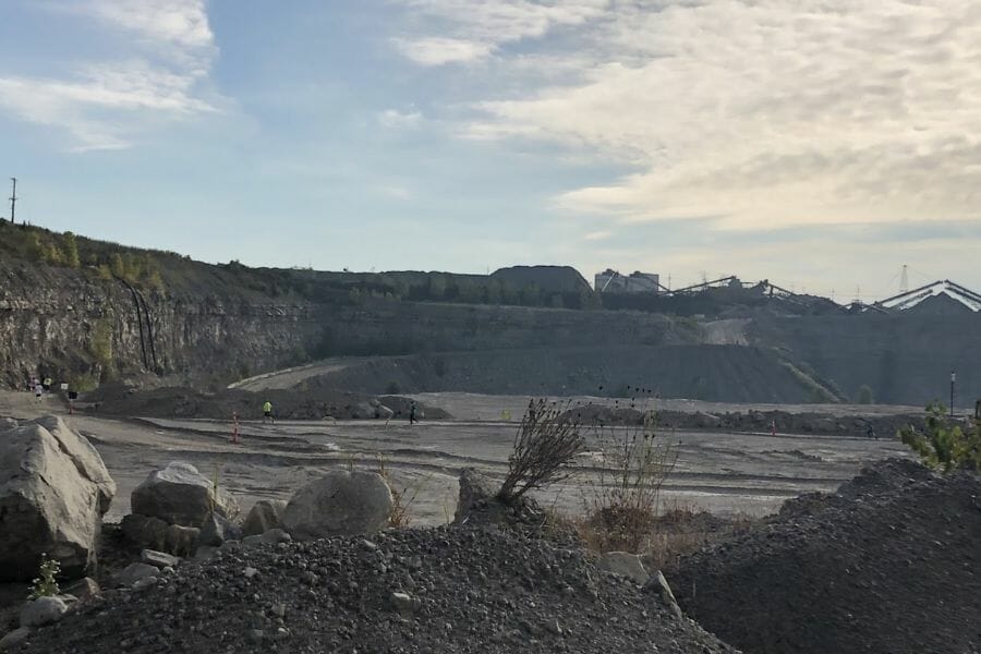 Sylvania Quarry in Wayne County where geodes are hidden