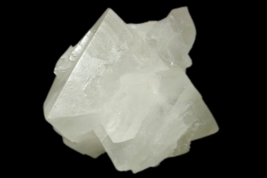 A white, edgy Kernite with black background