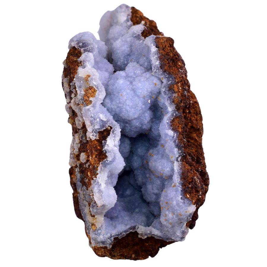 botryoidal blue chalcedony crystals
