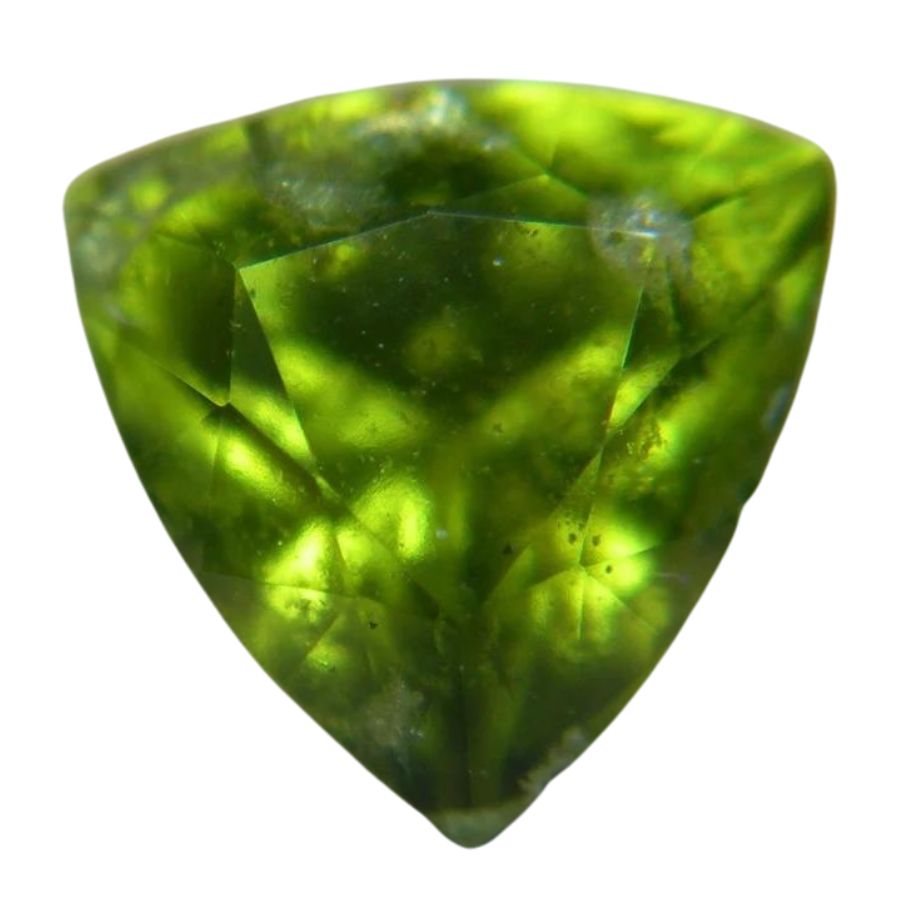 deep green triangular vesuvianite