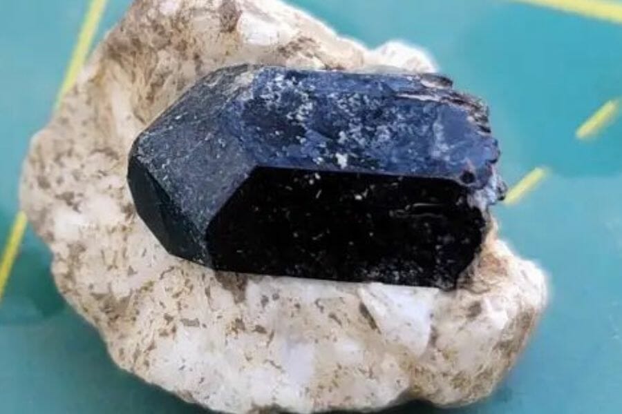 Large raw benitoite from the Benitoite Mining Company