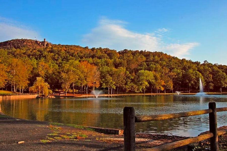 A scenic view of the Hubbard Park