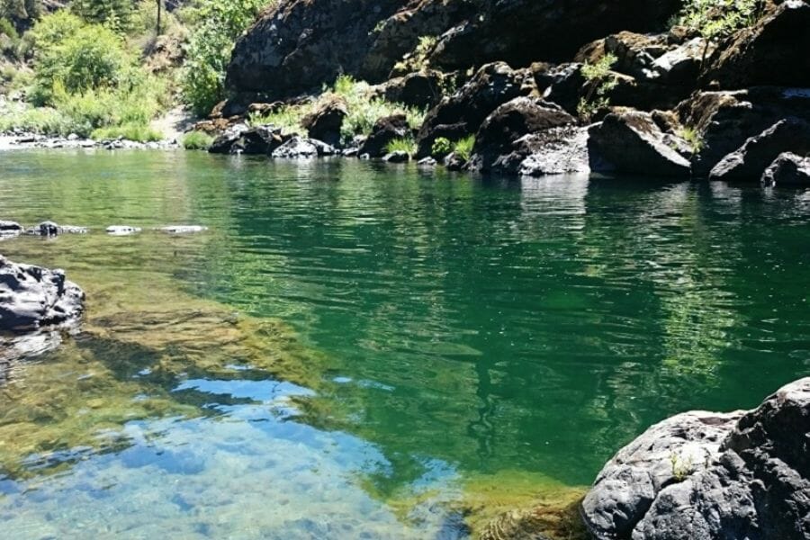 Crystal Clear Illinois River where you can search for crystals