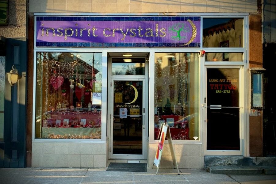 Many crystals can be found and purchased at Inspirit Crystals at Massachusetts