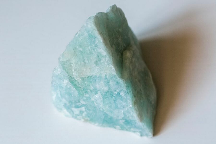 A beautiful sample of a light blue Aquamarine crystal