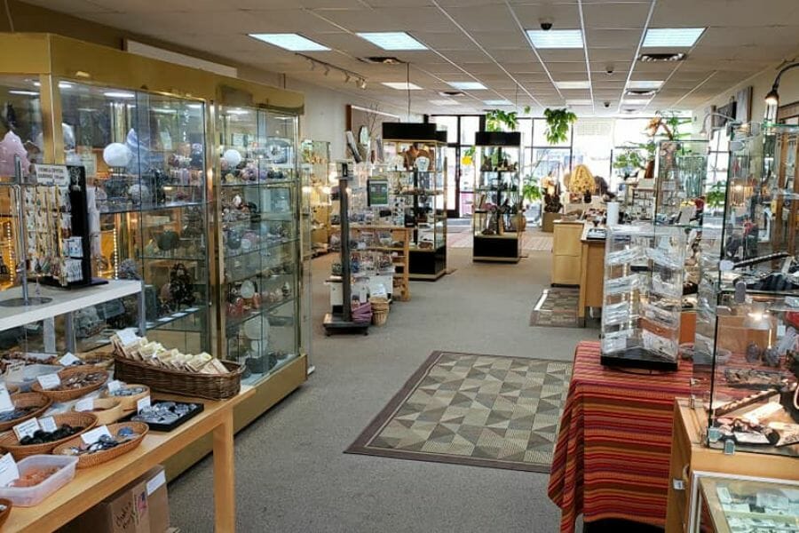 A look at the interior and available items at ZRS Fossils and Gifts