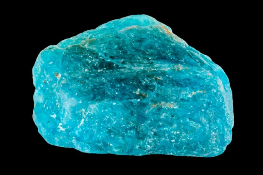 A mesmerizing candy blue Apatite crystal