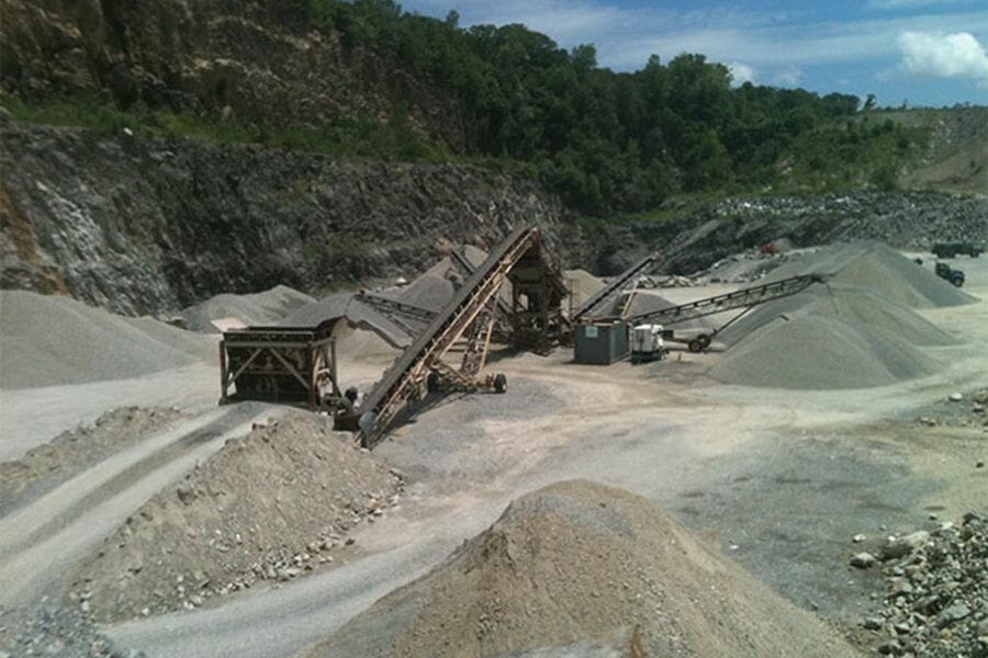 A quarry in Providence County where you can find crystals and other minerals