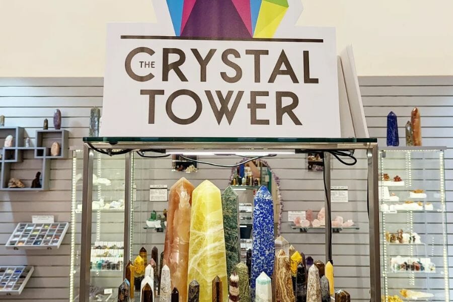 You can find and purchase different crystals at The Crystal Tower in Oregon