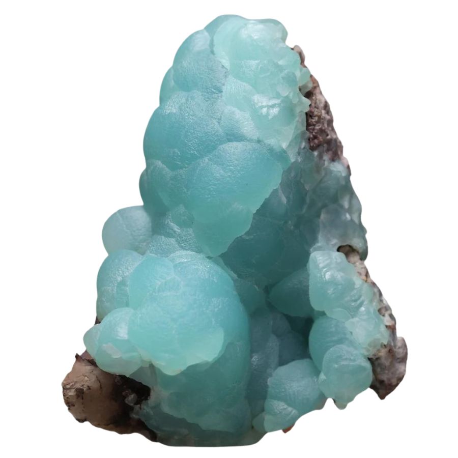 sky-blue botryoidal smithsonite crystals