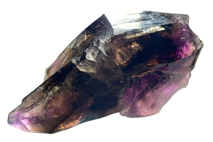 A piece of dark purple Amethyst