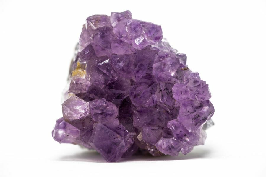 Gorgeous amethyst cluster with bubble-like shape