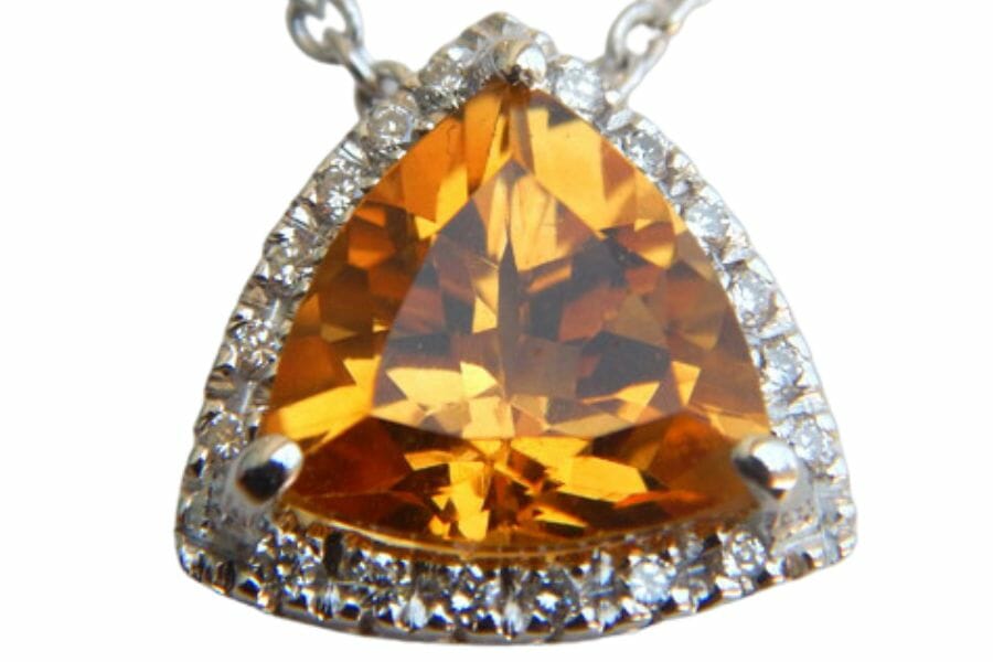 Beautiful real citrine necklace