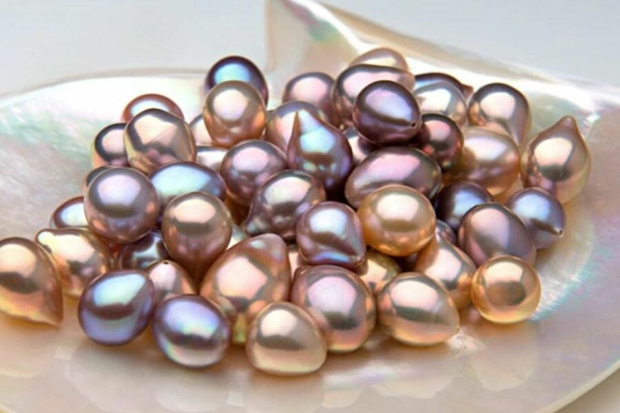 A bundle of expensive pearls