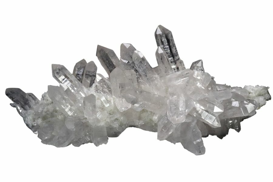 Valuable cluster of quartz