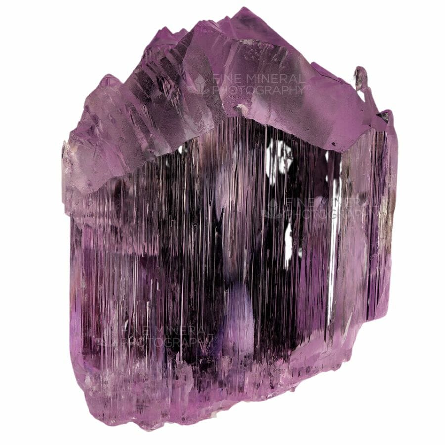 Fascinating faceted Spodumene crystal