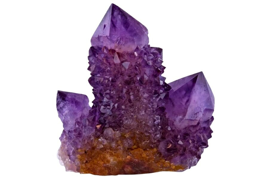 Stunning deep purple Amethyst crystals
