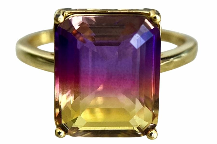 Kunzite & Amethyst Double Halo Silver Ring | Burton's – Burton's Gems and  Opals