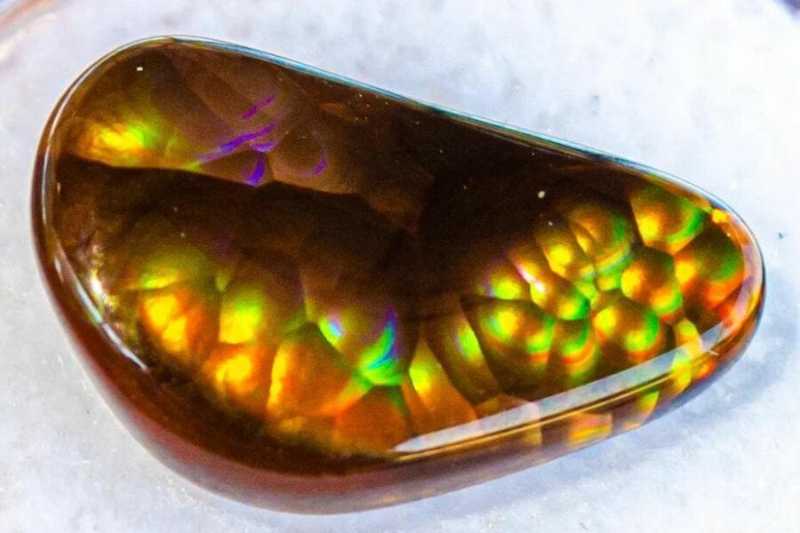 Beautiful rounded fire agate