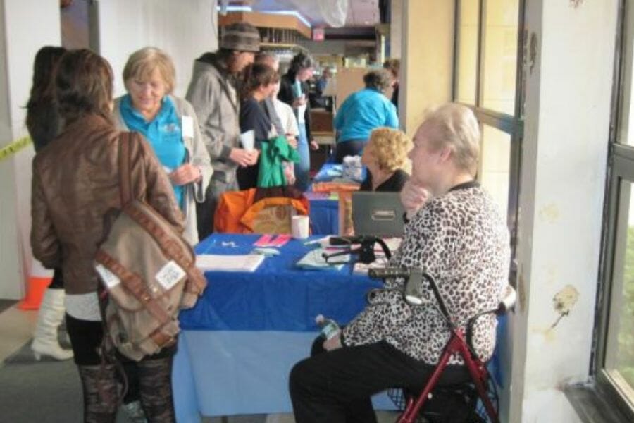 A gathering of the Island Rockhounds in New York