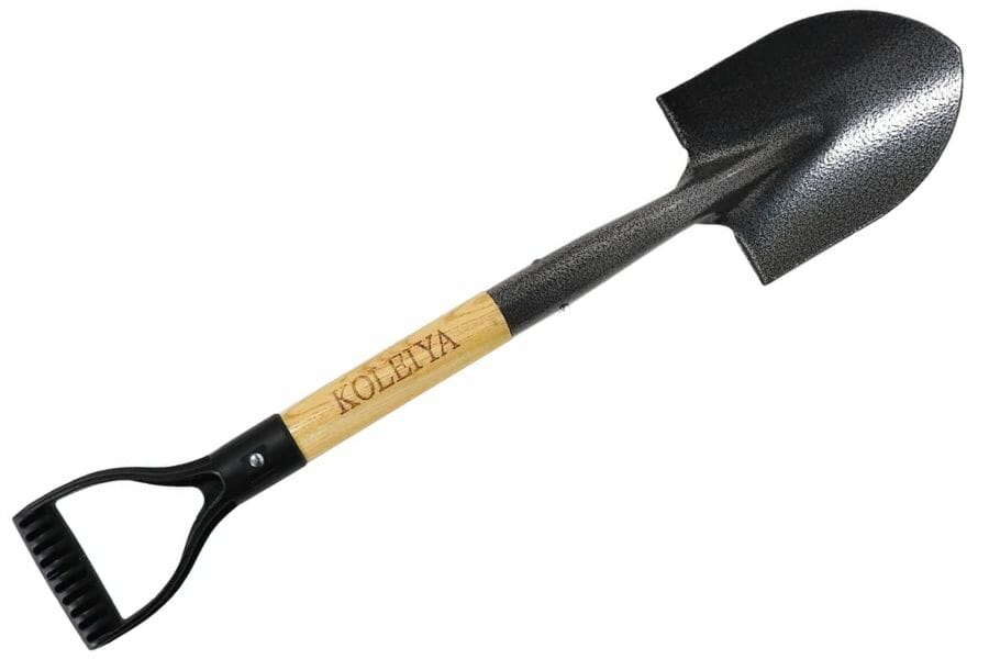 Small shovel used to dig up rocks