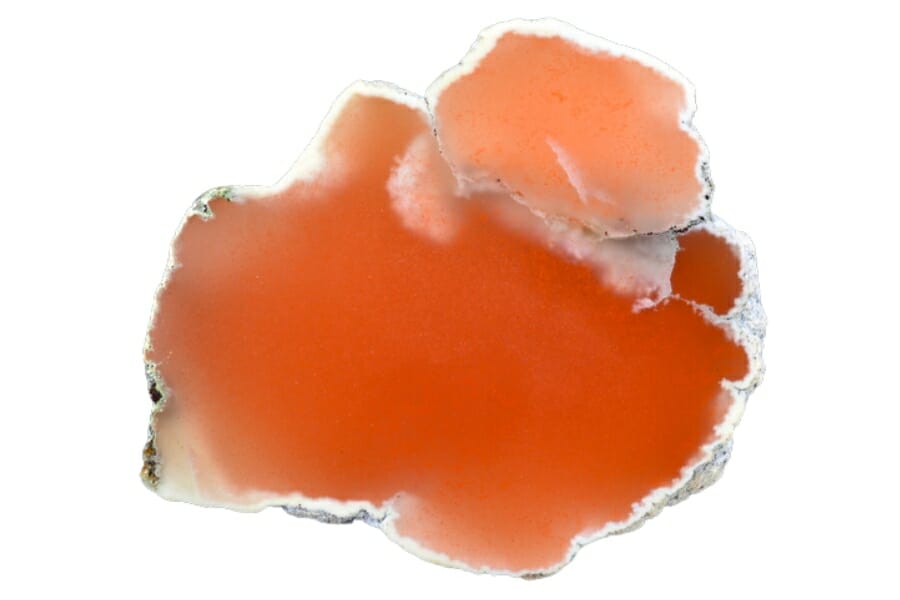 A stunning orange Datolite found in Keweenaw Peninsula